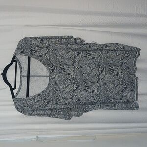 Westport Women's Short Sleeve Paisley Top